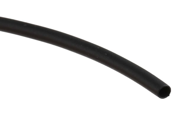 Product image for Black heatshrink tubing,1.6mm bore