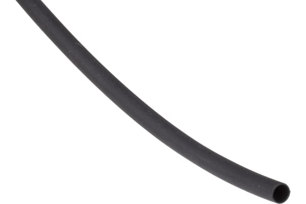 Product image for Black heatshrink tubing,2.4mm bore