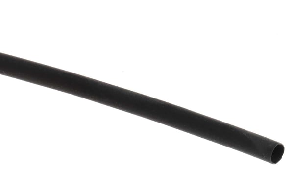 Product image for Black heatshrink tubing,3.2mm bore