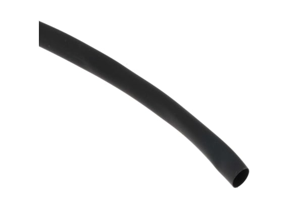 Product image for Black heatshrink tubing,4.8mm bore