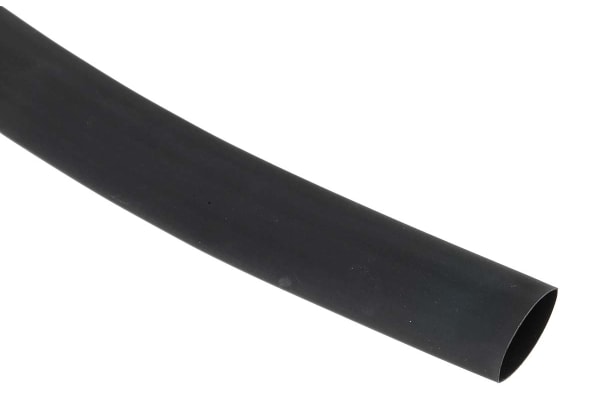 Product image for Black heatshrink tubing,12.7mm bore