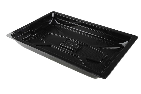 Product image for Polystyrene black drip tray,510x320x65mm