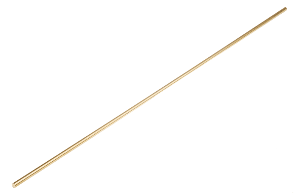 Product image for Brass rod stock,500mm L 3,18mm dia