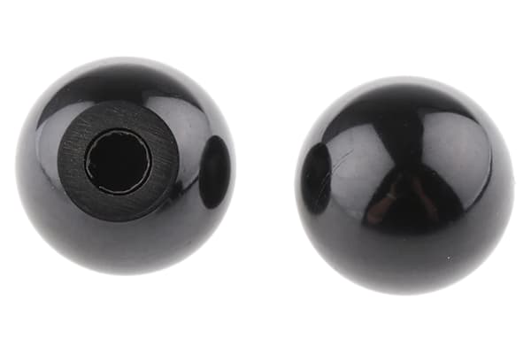 Product image for Wood filled phenolic ball knob,31mm OD