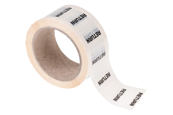 Product image for Pipe marking tape legend 'RETURN'