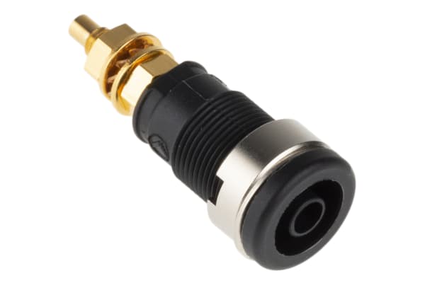 Product image for SOCKET 4MM, EB260G, BLACK