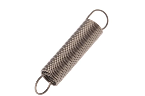 Product image for Steel extension spring,25.0Lx5.0mm dia