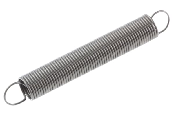 Product image for Steel extension spring,26.4Lx3.5mm dia