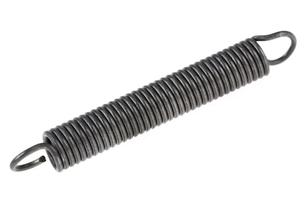 Product image for Steel extension spring,39.0Lx5.5mm dia