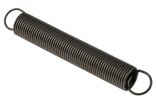 Product image for Steel extension spring,75.4Lx11.0mm dia