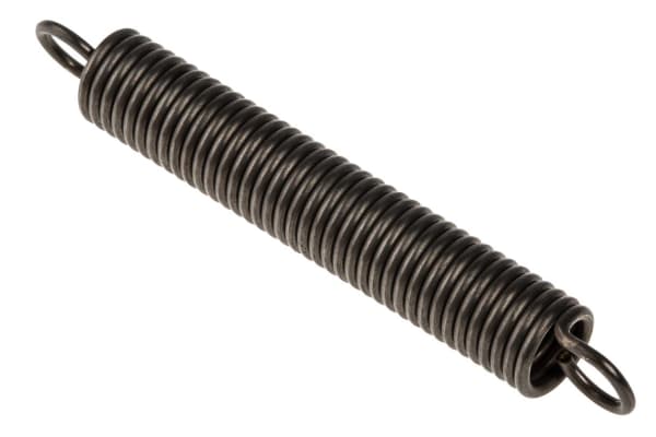 Product image for Steel extension spring,59.0Lx8.5mm dia