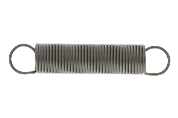 Product image for Steel extension spring,66.2Lx13.0mm dia