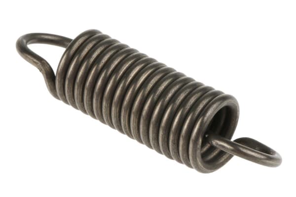 Product image for Steel extension spring,39.7Lx11mm dia