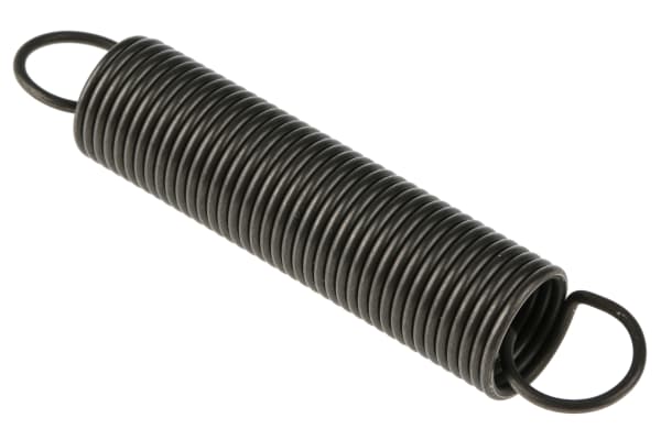 Product image for Steel extension spring,87.7Lx17mm dia