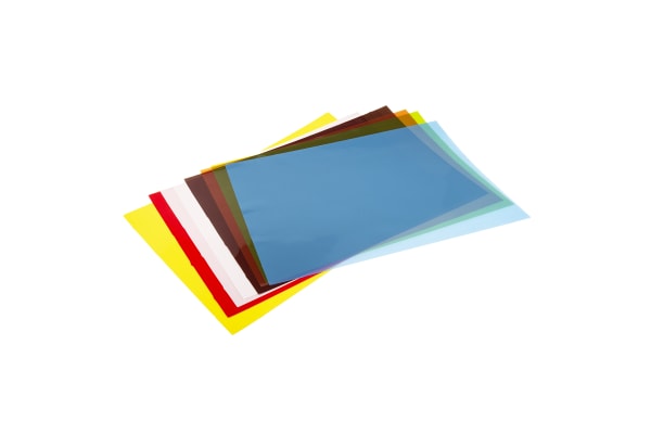 Product image for Assorted plastic shim stock,18x12in