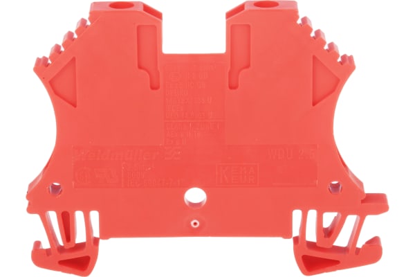 Product image for WDU 2.5 RED STANDARD TERMINAL,24A