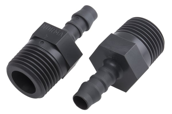 Product image for Straight conn,1/2in BSPT 8mm ID hose