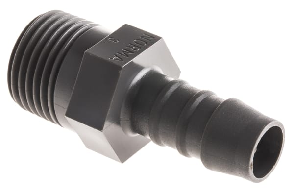 Product image for Straight conn,1/2in BSPT 12mm ID hose