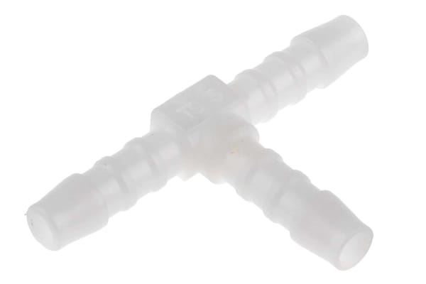 Product image for Push-on equal tee connector,5mm ID hose