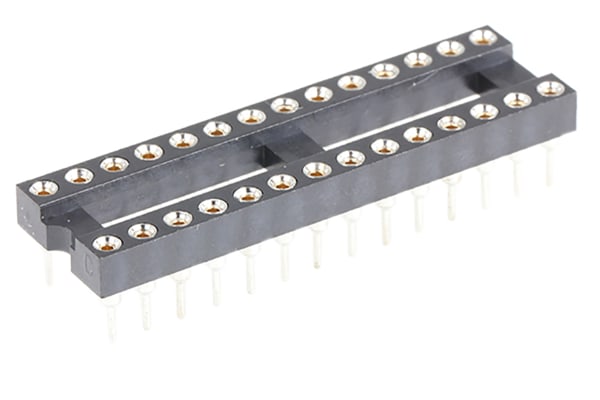 Product image for 28 WAY TURNED PIN DIL SOCKET,0.3IN PITCH