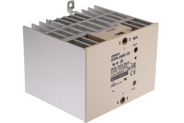 Product image for Solid state relay,60A 75-264Vac