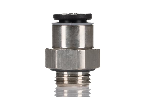 Product image for Male parallel straight adaptor,G1/8x6mm