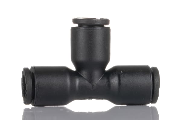 Product image for Pneumatic push-in equal tee fitting,6mm