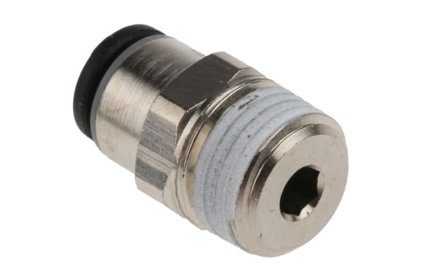 Product image for Male taper straight adaptor,R1/8x4mm