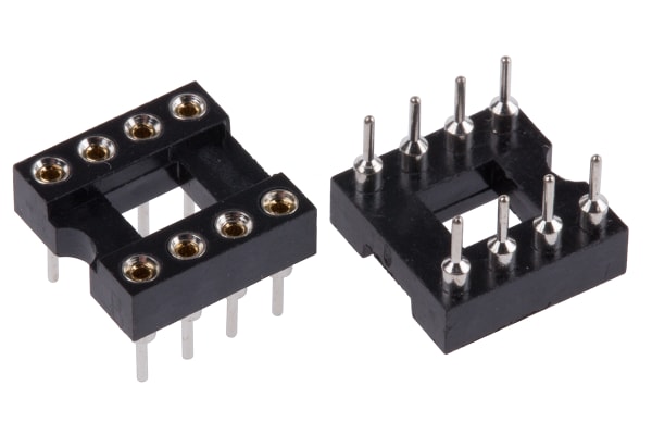 Product image for 8 WAY TURNED PIN DIL SOCKET,0.3IN PITCH