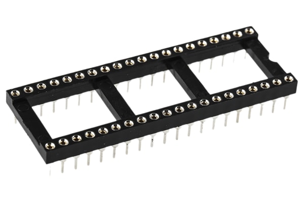 Product image for 40 WAY TURNED PIN DIL SOCKET,0.6IN PITCH