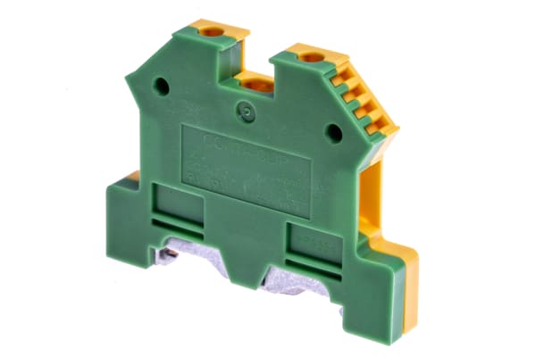 Product image for TS35/top hat DIN rail earth terminal