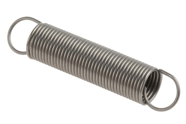 Product image for S/steel extension spring,35Lx7mm dia