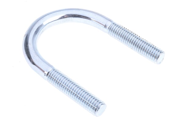 Product image for Zinc plated steel U bolt,43mm OD