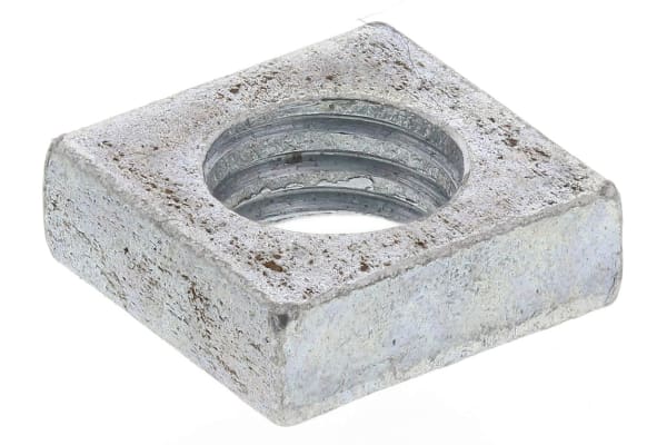 Product image for Zinc plated steel square pressed nut,M5