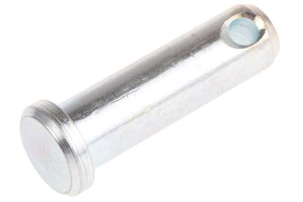 Product image for ZnPt MS clevis pin,3/8 dia 1 1/4in L