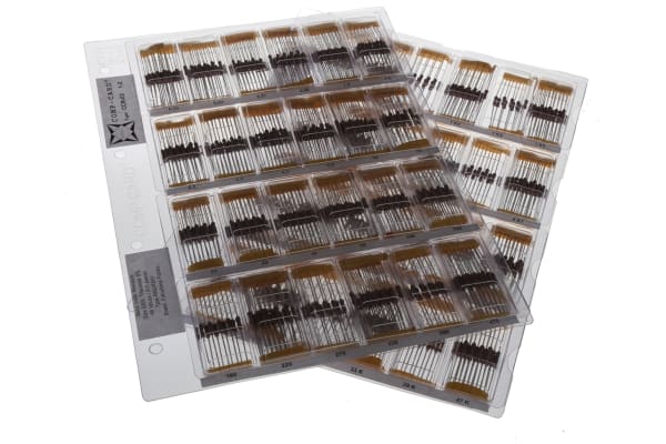 Product image for METAL OXIDE RESISTOR KIT,0.22OHM-47KOHM