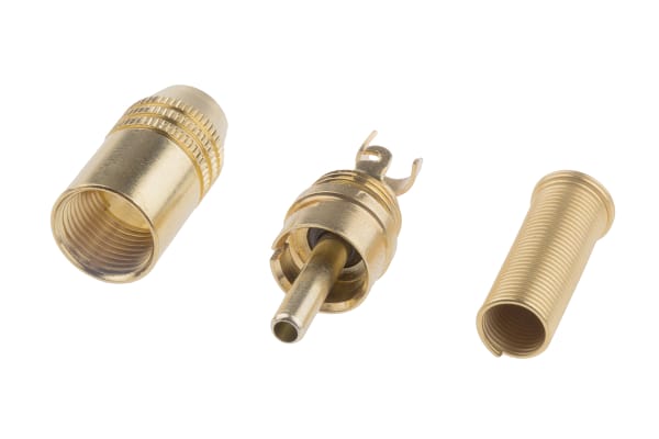 Product image for GOLD CONNECTOR RCA