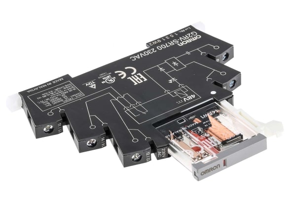 Product image for SLIMLINE RELAY 6MM SPDT, 6 A,, 230VAC