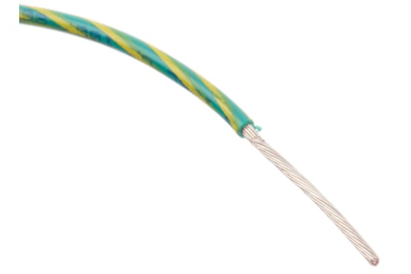 Product image for WIRE AWG18 YELLOW/GREEN