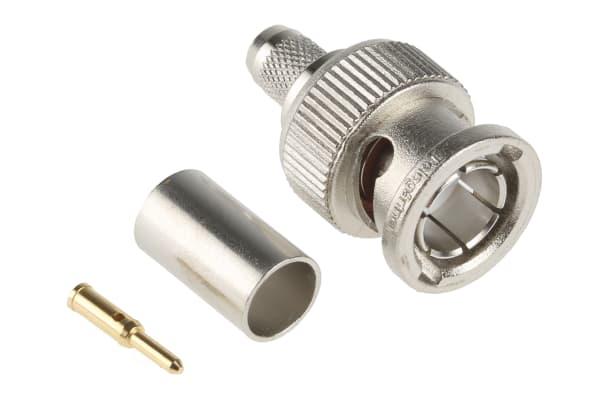 Product image for Telegartner 75Ω Straight Cable Mount BNC Connector, Plug, RG59 B/U