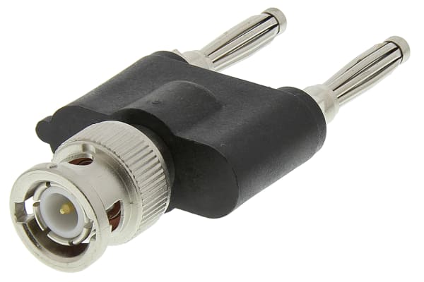 Product image for ADAPTOR BNC PLG-2X4MM PLG