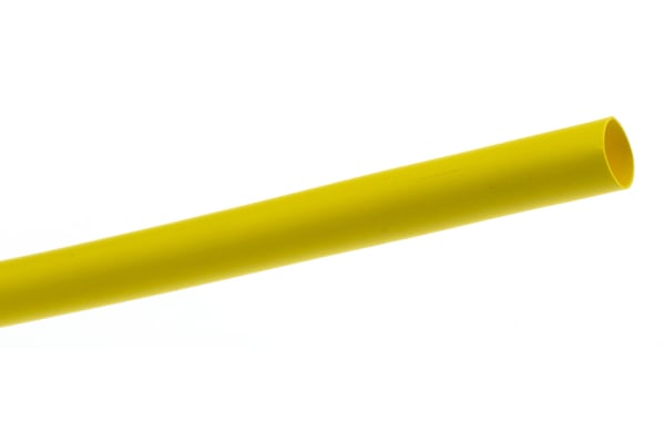 Product image for YELLOW HEATSHRINK TUBING,6.4MM BORE