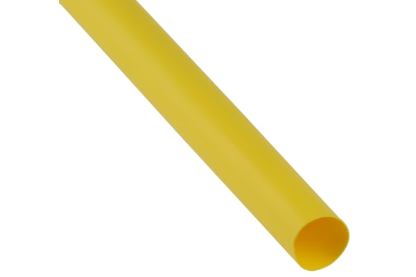 Product image for Yellow heatshrink tubing,12.7mm bore