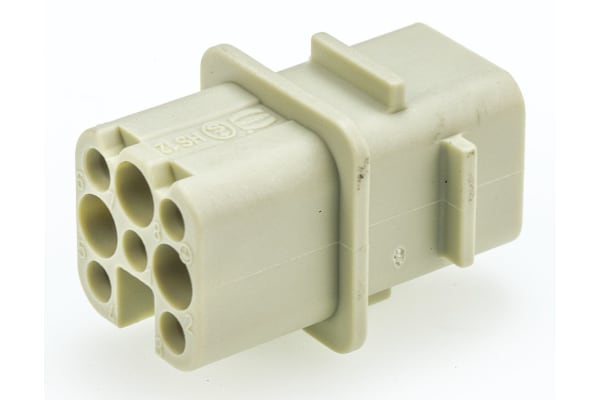 Product image for Han(R) D 7P+E socket insert, 250Vac