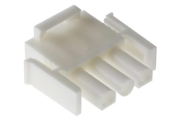 Product image for 3 way white plug housing