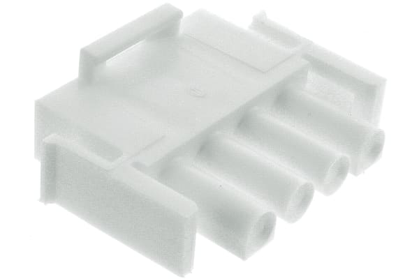 Product image for 4 way white plug housing