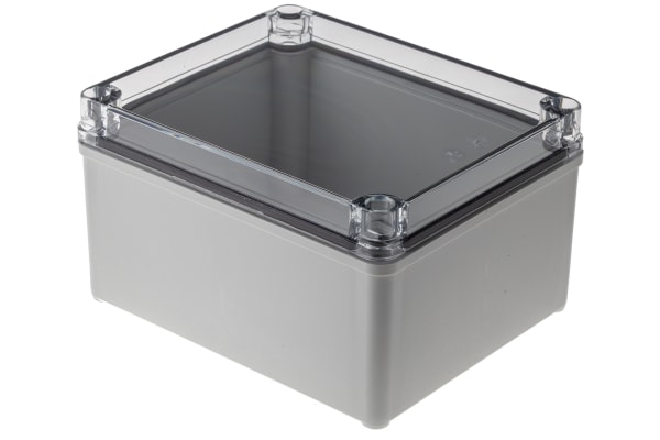 Product image for IP67 box w/transparent lid,170x140x95mm