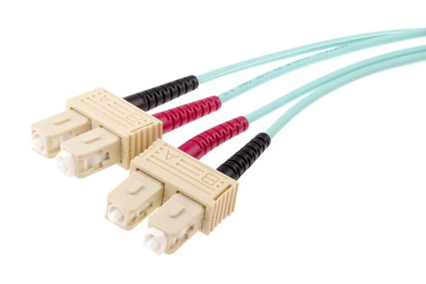 Product image for Patchcord Multi Duplex SC - SC Aqua 3m