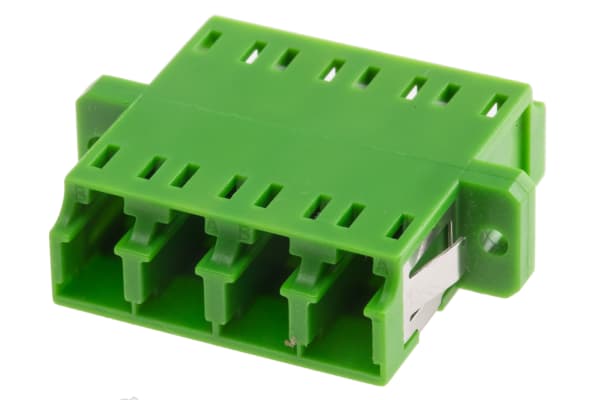 Product image for LC/APC QUADPLEX GREEN Adapter