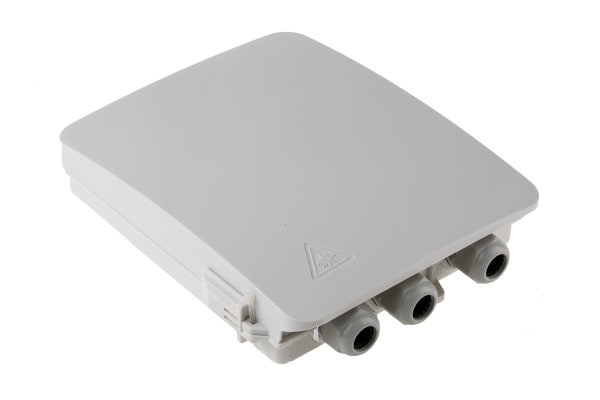 Product image for IP65 8 Fibre Terminal Box 2xGland 25